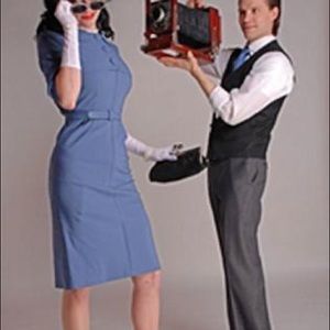 Bettie Page Secretary Wiggle Dress ~ Tatyana Retro Wiggle Pinup Rockabilly